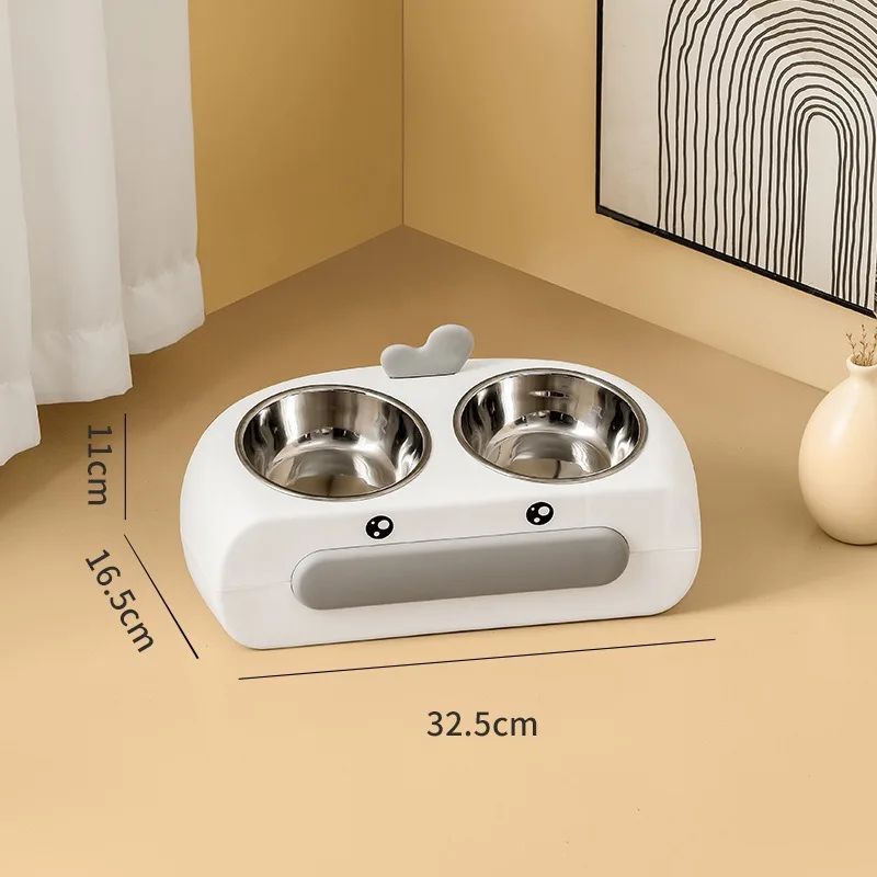 Create a Delightful Dining Experience for Your Pets with Our Pet Duck Design Double Feeding Bowl